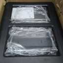 Acrylic Dog Crate, Puppy Dog Kennel Indoor with Wheels for Small/Medium Size Pet, Stylish Safe & Easy Cleaning Side Table Dog Cage-Small Black