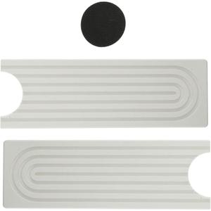 Faucet Mat for Kitchen Sink Water Absorbent Stone Sink Tray Fast Drying Sink Faucet Splash Mat Diatomite Sink Faucet Mat Stylish Faucet Stone Drying Mat Faucet Tray for Bathroom Countertop 601 (60X10cm, White)