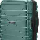 BAGSMART Carry On Luggage 22x14x9 Airline Approved with Spinner Wheels,Lightweight 20 Inch Luggage with TSA Lock,Expandable Hard Shell Carry On Suitcases for Men Women,Pine Green