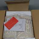 SAIWEYA 27.5" Set of 2 Farmhouse Table Lamps for Bedroom, 3 Way Dimmable Bedside Lamp with 2 USB +AC Outlet Nightstand Lamps for Living Room Resin Rustic Touch Lamps