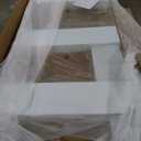 Bathroom Hinged Shower Door - 24" W72" H, 3/8"(10mm) Thick Clear Tempered Shower Door, Frameless Fixed Panel with Handle&Clamps, Matte Black