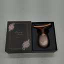 Light Based Face-Neck-Massager - 7 Color Portable Facial Massager for Skin Care, Rose Gold