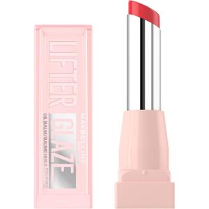MAYBELLINE Lifter Glaze Oil Balm with Hyaluronic Acid and Hydrating Oil Blend, Lip Balm with 24HRs of Smooth, Moisturizing Shine, Peach Quench (Sheer Peach Nude)