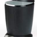 STEP-ON WASTE CAN 6L BLK
