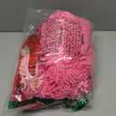 Timgle 3 Pcs Valentines Day Double Heart Shaped Rugs Chenille Heart Rug Welcome Mat Non Slip Washable Floor Mats for Shower, Bedroom, Bathtub Indoor Outdoor Decoration, 16'' x 31''