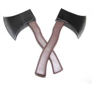 2Pcs Realistic Foam Axe Toy, Halloween Fake Axe Lumberjack Costume Props Hatchet Weapon Toy