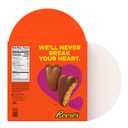 REESE'S Milk Chocolate Snack Size Peanut Butter Hearts, Valentine's Candy Gift Box, 28.8 oz (EXP 04/01/26)