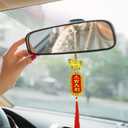 18 Pcs Chinese New Year of The Horse Decorations Bonsai Hanging Red Tassel 2026 Spring Festival Ornaments for Home Wealth Success Good Luck Home Tree Car (9 Inch)