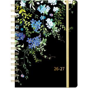 Planner 2026-2027 - 6.5" x 8", JUL. 2026 - JUN. 2027, Weekly & Monthly Planner2026-2027, 2026-2027 Academic Planners with Tabs, Sturdy Cover, Premium Paper, Back Pocket, Strong Twin-wire Binding