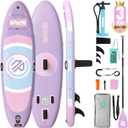 NipheanUltra-Light Inflatable Paddle Board with StabilTrac Fin and Durable SUP Accessories, 10' Stand Up Paddle Boards for Adults & Youth, Versatile Yoga Paddle Board, Gift Ideas