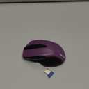 TECKNET Wireless Mouse, 2.4G Ergonomic Optical Mouse, Computer Mouse for Laptop, PC, Computer, Chromebook, Notebook, 6 Buttons, 24 Months Battery Life, 2600 DPI, 5 Adjustment Levels - Purple