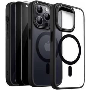 Clear Case Compatible with iPhone 
Shockproof iPhone Case w/Clear Screen Protector and Privacy Protector - Slim Case, Transparent