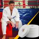 Nuanchu 24 Rolls Athletic Finger Tape, 0.5 Inch x 45 ft Sports Tape for Rock Climbing, Volleyball, Basketball & Jiu Jitsu, Flexible Finger Support for Training and Spring Sports, White