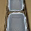 [8Pack,30 oz]Glass Meal Prep Containers,MCIRCO Glass Food Storage Containers,Airtight lunch Containers with Lids, Microwave, Oven, Freezer and Dishwasher, White