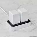 Arlo Dual Charging Station Certified Accessory - Charge up to Two Batteries, Works Rechargeable Batteries (VMA5400) XL Rechargeable Batteries (VMA5420) Only - VMA5400C (1 Count (Pack of 1))