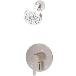 Solarity HydroMersion Single Mode Single Handle Shower Trim Kit with Volume Control in Satin Nickel