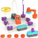 Circuits Electronics Science Kit for Kids Electronics Exploration Kit,Circuit Blocks Board with 71 Kinds Stem Projects,Physics Stem Kit for Boys Girls Stem Educational Engineering Toys Gift