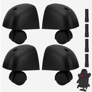 Heavy Duty Caster Wheels with Caster Foot Kit for Shop Vac Vacuum A & B Cleaner, Part Number 8568000 8568009 8568010 8568011 Smooth Movement and Stability