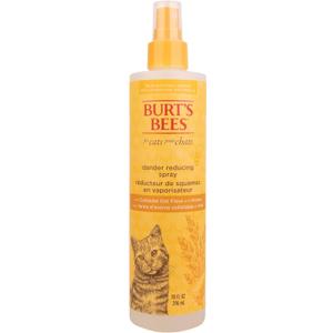 Burt's Bees for Pets Cat Dander Reducing Spray with Colloidal Oat Flour and Honey, Waterless Grooming Spray for Dry Skin & Dandruff Control, Cat Dander Remover for Allergy Support, 10 Fl Oz - 2 Pk