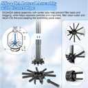 ChangTa SX244DA Lateral Assembly with Center Pipe Compatible with Hayward s244t Sand Filter Tank, Threaded Lateral Assembly for Hayward S244TC, S270T, S270T2, Spa Pool Sand Filter Replacement Parts