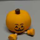 Pumpkin Night Light for Kids Cute Jack O Lantern Halloween Decor Nightlight for Baby Nursery Toddler Squishy Pumpkin Lights Cordless Rechargeable Dimmable Silicone Bedside Lamp Halloween Gifts