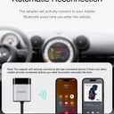 Bluetooth Car Adapter Compatible for BMW Mini Cooper CIC and Boost CD System- USB & AUX Interface, Bluetooth Receiver for iPod Music Sourse Compatible with iOS/Android