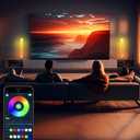 Barhootao RGB Light Bar,Smart LED Light Bar for Room,16 Million Colors,Three Control Modes,Dynamic Music Sync Mode,213 Preset Modes,USB InterfaceWithout Adapter