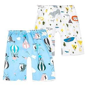 MooMoo Baby Diaper Pants for Potty Training Leakproof Toddler Training Underwear for Baby Boy 4-8T