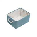 3Packs Closet Storage Bins, Extra Large Canvas Cloth Storage Bins Shelf Fabric Storage Basket with Drawstring Closure Collapsible Organizing Baskets for Playroom Yarn Towels Dog Cats Baby Toys (BLUE)