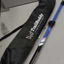 TrailBuddy Trekking Poles Lightweight 7075 Aluminum Hiking Poles for Women, Men & Seniors Collapsible Walking Sticks for Travel, Trails & Balance (Black)