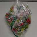 2 Pcs 4" Mini Christmas Wreath Curtain Tieback with Red Berries and Black Red Checkered Ribbon Christmas Curtain Holder for Xmas Holiday Indoor Window Wall Home Decorations