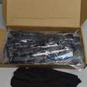 Articulated Fingers, Halloween Articulated Finger Extensions with Gloves, 3D Claw Hands Scary Skeleton Hands for Cosplay, Flexible Realistic Halloween Decoration Accessory Fits Most Finger Sizes-Black