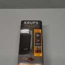 KRUPS Precision Electric Coffee Grinders, 3 oz Capacity, 200W Motor, Stainless Steel Blades for Uniform Grinding of Beans, Herb and Nuts, Coffee and Spice Grinder Electric, (Black)