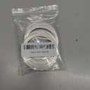 200 Loop Steel Memory Wire for Jewelry Making Bracelets, Silver Iron Beading Wire, 6cm Diameter Bracelet Wires for DIY Crafts