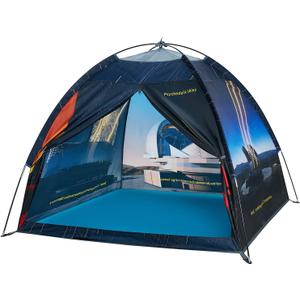 Magnetic Kids Play Tent - 61'x61'x45' Imaginative Popup Dome Playhouse for Kids Indoor/Outdoor Fun - Observatory Space Theme