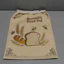 2 Pack Reusable Beeswax Bread Bags for Sourdough, 17inx13in Bread Bags for Homemade Bread, XL Natural Beewax Lined Bread Bag, Freezer Friendly Freshness Preservation for Food Storage