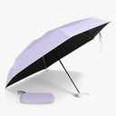 Travel Umbrella for Rain & Sun, 8 Ribs Lightweight Portable, Folding Small Compact Mini Umbrella, UPF 50+, Inverted Umbrellas, for Girls and Women, 7in