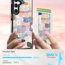 Shorogyt for Galaxy A15 5G Cute Kawaii Leather Phone Case - Compatible with Magsafe Wallet Magnetic Credit Card Holder Fashion Collage Design Phone Cover for Women Girls, Fits 7 Cards