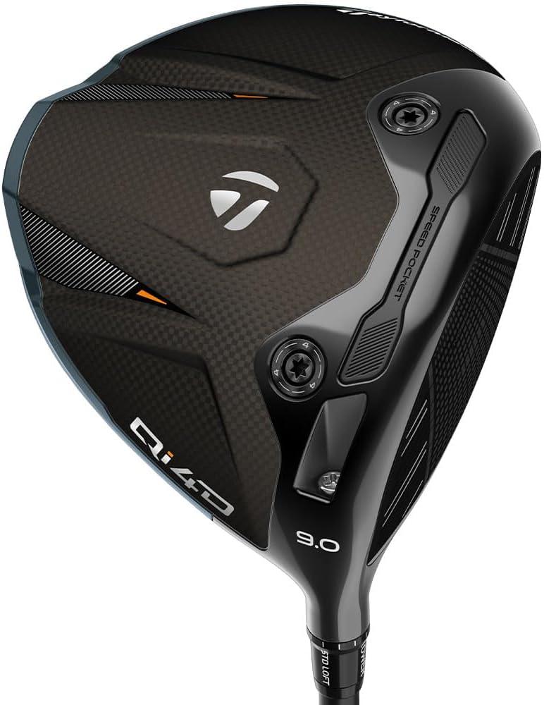 TaylorMade Golf Qi4D Driver, Hand Orientation: Right, Shaft Material: Mitsubishi REAX 50 MR Blue, Flex: Extra Stiff, Loft: 9 Degrees