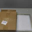 Gold Floating Frame 2 Set Gold Picture Frame 8x10 in with Real Glass and Metal Stand, Vintage Metal Picture Frame for Home, Office or Wedding Decoration