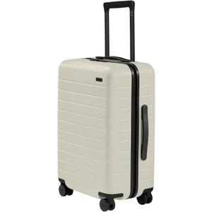 Away Bigger Carry-On Luggage, Lightweight Hardside Large Suitcase with Spinner Wheels, TSA Lock, Airline Approved, Salt White Matte, The Bigger Carry-on