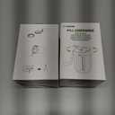 2 x AUVON Large Pill Organizer, Pill Dispenser for Holding 6 Various Vitamins, Pill Box Case with Anti-Mixing & Wide Opening Design, Easy to Retrieve Meds, Includes 20 Pcs Stick-on Labels (Black)