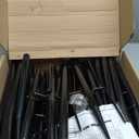 10 Pack String Light Poles,Metal Poles for Hanging Outdoor Light Strings,7 Pack 10 FT Light Poles Stand for Outside Garden,Patio,Wedding,Backyard,Deck,Party