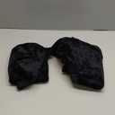 PHF Truly Velvet Pillowcases King Size, No Insert, 2 Pack Ultra Soft Breathable Pillow Shams Covers with Envelope Closure, 20" X 36" Luxury Cozy Warm Fuzzy Flannel Pillow Cases, Black