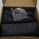 Magnetic Fireplace Cover, Draft Stopper for Brick Fireplace, Fireplace Flue Blocker with 16 Pieces Strong Magnets, Indoor Fireplace Blanket for Heat Loss, Winter and Summer, Black, 40x30 Inches