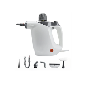 Handheld Steam Cleaner, Steam Cleaner with 16 PCS Accessory & Safety Lock, 500ML Large Capacity Natural Surface Steam for Cleaning, Multipurpose Steam Cleaner for Home, Car, Bathroom, Grease(White)