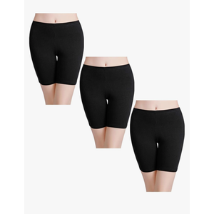 wirarpa Women's Anti Chafing Cotton Underwear Boy Shorts Long Leg Boyshorts Panties 3 PackbXL