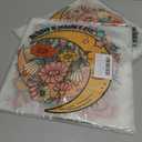 2 x Whaline 20 Sheets Vintage Boho Floral Iron on Stickers Retro Flower Mushroom Butterfly Heat Transfer Vinyl Decals Groovy Hippie Mixed HTV Adhesive Craft Vinyl for Clothing DIY Fabric Decor