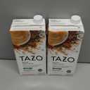 TAZO Decaf Chai Latte, Black Tea Concentrate, Easy-to-Serve Chai Tea for Everyday Lattes, Hot or Iced Tea and Mocktails, 32 oz Tea Mix Carton 2 Pack, Best By: APR 18 2027