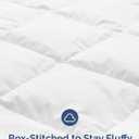 King Size, White Alternative Down Comforter - Warm, Lightweight & Breathable Hotel Quality Bedding Set for Men, Women, Kids and Teens - All Season Oversized Cooling Microfiber Duvet Insert Comforter